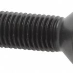 HOLO-KROME Flat Socket Cap Screw: 5/16-24 x 1", Alloy Steel, Black Oxide Finish 61036