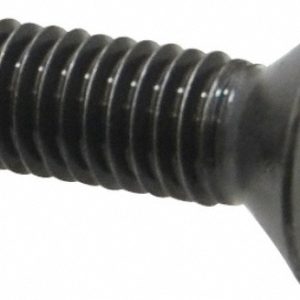 HOLO-KROME Flat Socket Cap Screw: 3/8-16 x 1-1/4", Alloy Steel, Black Oxide Finish 60102