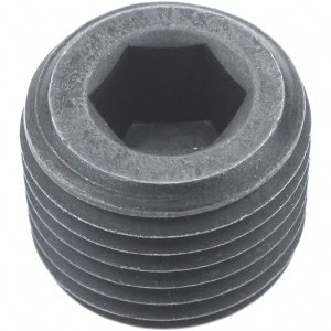 HOLO-KROME 1/8-27, 5/16" OAL, Alloy Steel Socket Pressure Plug 10004