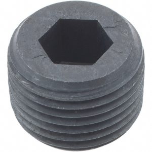 HOLO-KROME 3/8-18, 1/2" OAL, Alloy Steel Socket Pressure Plug 10008