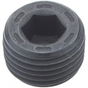 HOLO-KROME 1/8-27, 1/4" OAL, Alloy Steel Socket Pressure Plug 12004