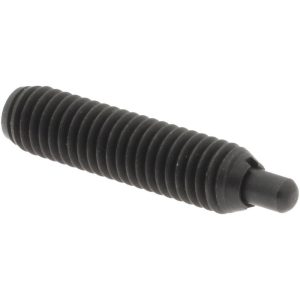 GIBRALTAR Threaded Spring Plunger: #10-32, 3/4" Thread Length, 0.092" Dia, 1/8" Projection SW10-3-G