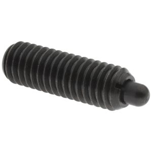 GIBRALTAR Threaded Spring Plunger: 3/8-16, 1-1/8" Thread Length, 0.187" Dia, 3/16" Projection SW10-6-G