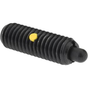 GIBRALTAR Threaded Spring Plunger: 3/8-16, 1-1/8" Thread Length, 0.187" Dia, 3/16" Projection SW10-6-PT-G