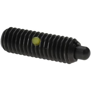 GIBRALTAR Threaded Spring Plunger: 3/8-16, 1-1/8" Thread Length, 0.187" Dia, 3/16" Projection SW10-6A-PT-G