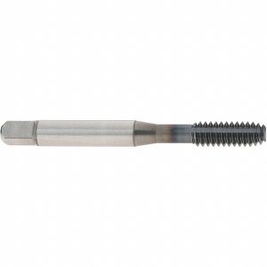 OSG Thread Forming Tap: 1/4-20 UNC, Modified Bottoming, Powdered Metal High Speed Steel, TiCN Coated 1405007208