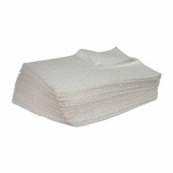 BRADY SPC SORBENTS Sorbent Pad: Oil Only Use, 15" Wide, 19" Long, 23 gal, White SXT200