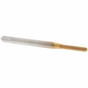 OSG Thread Forming Tap: M2.5x0.45 Metric Coarse, 6H Class of Fit, Bottoming Chamfer, Cobalt, TiN Finish 1410100905