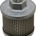 FLOW EZY FILTERS 100 Mesh, 189 LPM, 5 GPM, 3.3" Diam, Female Suction Strainer without Bypass 5-3/4-100