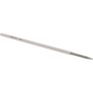 HERTEL Extension Tap: 6-32, 2 Flutes, H3, Bright/Uncoated, High Speed Steel, Spiral Point G837620