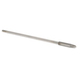 HERTEL Extension Tap: 8-32, 2 Flutes, H3, Bright/Uncoated, High Speed Steel, Spiral Point G859444