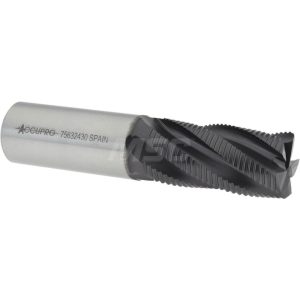 ACCUPRO Corner Chamfer End Mill: 1" Dia, 2" LOC, 5 Flute, Powdered Metal 33087