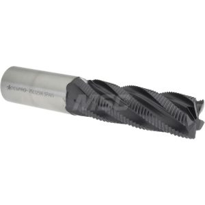 ACCUPRO Corner Chamfer End Mill: 1" Dia, 3" LOC, 5 Flute, Powdered Metal 35413