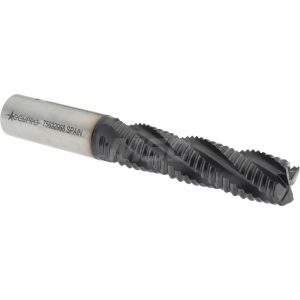 ACCUPRO Corner Chamfer End Mill: 0.75" Dia, 3" LOC, 4 Flute, Powdered Metal 35349