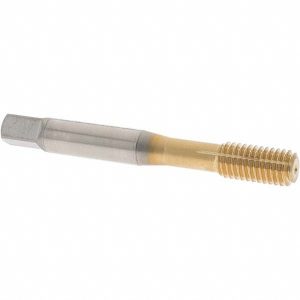 OSG Thread Forming Tap: M8x1.25 Metric Coarse, 6H Class of Fit, Bottoming Chamfer, Cobalt, TiN Finish 1410104305