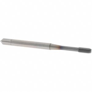 OSG Thread Forming Tap: M3x0.50 Metric Coarse, Modified Bottoming, Powdered Metal High Speed Steel, TiCN Coated 1415001208