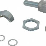 SOUTHCO INC Slotted Recess Style Door Latch: 3.02" OAL, 1.063" OAW, 1.063" OAH, Die Cast Zinc & Steel, Powder Coated E3-19-15