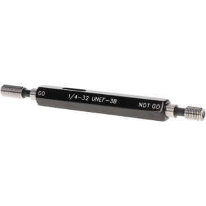SPI Plug Thread Gage: 1/4-32 Thread, 3B Class, Double End, Go & No Go 34-380-6