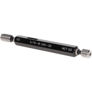 SPI Plug Thread Gage: 5/16-18 Thread, 2B Class, Double End, Go & No Go 34-381-4