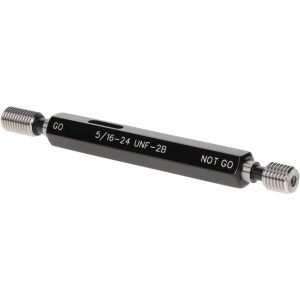 SPI Plug Thread Gage: 5/16-24 Thread, 2B Class, Double End, Go & No Go 34-383-0
