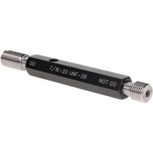 SPI Plug Thread Gage: 7/16-20 Thread, 2B Class, Double End, Go & No Go 34-395-4
