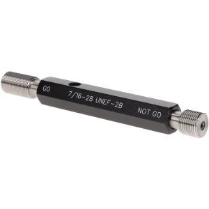 SPI Plug Thread Gage: 7/16-28 Thread, 2B Class, Double End, Go & No Go 34-397-0