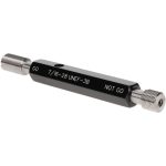 SPI Plug Thread Gage: 7/16-28 Thread, 3B Class, Double End, Go & No Go 34-398-8