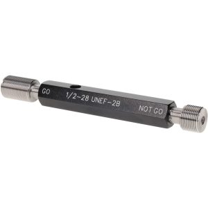 SPI Plug Thread Gage: 1/2-28 Thread, 2B Class, Double End, Go & No Go 34-403-6