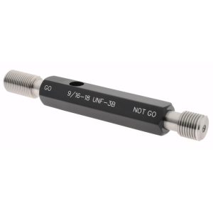 SPI Plug Thread Gage: 9/16-18 Thread, 3B Class, Double End, Go & No Go 34-408-5