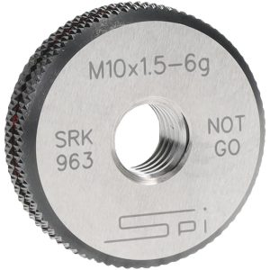 SPI Threaded Ring Gage: M10 x 1.50 Thread, Metric, Class 6G, No Go 34-486-1