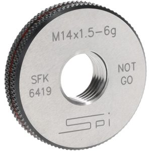 SPI Threaded Ring Gage: M14 x 1.50 Thread, Metric, Class 6G, No Go 34-492-9