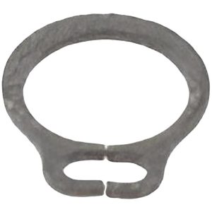 VALUE COLLECTION External Snap Retaining Ring: 0.117" Groove Dia, 1/8" Shaft Dia, Spring Steel, Phosphate Finish 75941971
