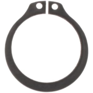 VALUE COLLECTION External Snap Retaining Ring: 0.588" Groove Dia, 5/8" Shaft Dia, Spring Steel, Phosphate Finish 75942003