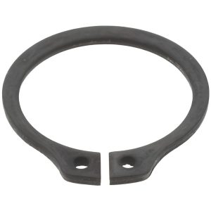 VALUE COLLECTION External Snap Retaining Ring: 0.646" Groove Dia, 11/16" Shaft Dia, Spring Steel, Phosphate Finish 75942011