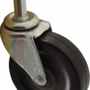 SHEPHERD 3" Diam x 13/16" Wide x 3-1/2" OAH Stem Mount Swivel Caster 101372