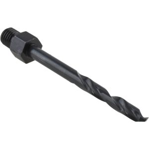 HERTEL Threaded Shank Drill Bit: 5/32" Dia, 135 &deg; Point, 1/4-28 Shank, High Speed Steel 953HS5/32LS-209