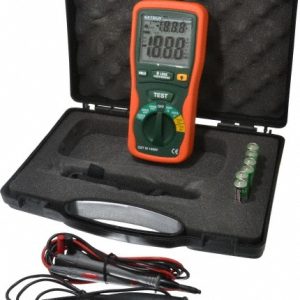 EXTECH Digital LCD Display, 2,000 Megohm Electrical Insulation Resistance Tester & Megohmmeter 380260