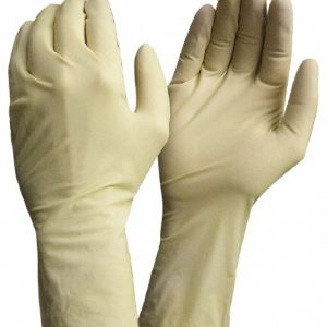 CLEANTEAM Disposable Gloves: Series CleanTeam, Size X-Large, 5.0 mil, Latex, Cleanroom Grade, Powder-Free 100-323000/XL