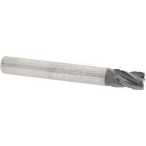 ACCUPRO Roughing End Mill: 1/4" Dia, 4 Flute, Single End, Solid Carbide, Chipbreaker 95168428