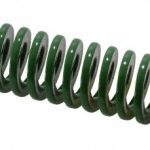 DAYTON LAMINA Die Spring: 3/4" Hole Dia, 3/8" Rod Dia, 4" Free Length, Green 9-1216-11