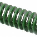 DAYTON LAMINA Die Spring: 1-1/4" Hole Dia, 5/8" Rod Dia, 3-1/2" Free Length, Green 9-2014-11
