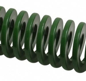 DAYTON LAMINA Die Spring: 1-1/4" Hole Dia, 5/8" Rod Dia, 4" Free Length, Green 9-2016-11