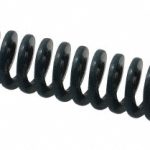 DAYTON LAMINA Die Spring: 1/2" Hole Dia, 9/32" Rod Dia, 3-1/2" Free Length, Blue 9-0814-21