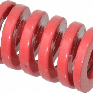 DAYTON LAMINA Die Spring: 1" Hole Dia, 1/2" Rod Dia, 1-1/2" Free Length, Red 9-1606-26