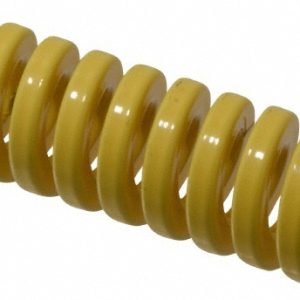 DAYTON LAMINA Die Spring: 1" Hole Dia, 1/2" Rod Dia, 3" Free Length, Yellow 9-1612-36