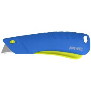 PHC Utility Knives, Snap Blades & Box Cutters; Type: Safety Knife ; Blade Type: Utility ; Handle Material: Plastic ; Blade Material: Carbon Steel ; Blade Length (mm): 51.0500 ; Blade Length (Decimal Inch): 2.0100 E12209-4
