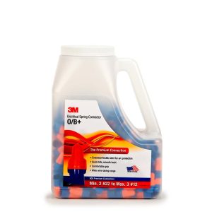 3M Wing Twist-On Wire Connector: Blue & Orange, Flame-Retardant, 2 AWG 7000133222