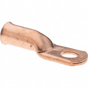 TWECO Welding Cable Lugs; Wire Connection Type: Crimp-On ; Shape: Straight ; Supported Conductor Sizes: 1 ; Hole Diameter (Decimal Inch): 0.5312 ; Barrel Length: 0.559 ; Number Of Holes: 1 95201105
