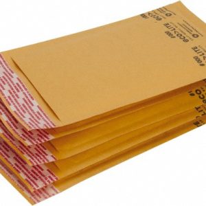 JESPEN IND LLC Jiffylite Bubble Cushioned Mailer: Self-Seal, 4" OAW, 8" OAL ELSS000