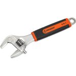 CRESCENT Adjustable Wrenches; Overall Length (Inch): 8 ; Finish: Polished Chrome ; Handle Type: Cushioned ; Material: Steel ; Measuring Scale: Yes ; Jaw Capacity (Inch): 2-13/64 AC38CVS